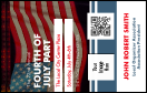 Fourth of July VIP Event Badge Medium