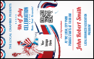 Fourth of July  Freedom VIP Event Badge Medium