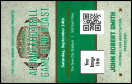 Football Green VIP Event Badge Medium