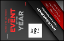Red and Silver VIP Event Badge Medium