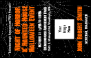 Spider Web VIP Event Badge Medium Orange Black
