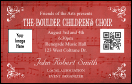 Choral VIP Event Badge Medium