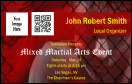 Mixed Martial Art VIP Event Badge Medium VIP Event Badge Medium
