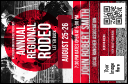 Modern Rodeo VIP Event Badge Small