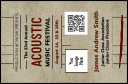 Acoustic Strings VIP Event Badge Small