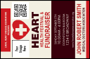 Heart Health VIP Event Badge Small