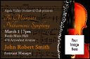 Symphony VIP Event Badge Small
