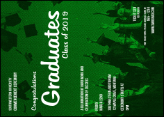 Graduation - Green Club Flyer