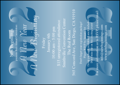 Year Blue Club Flyer