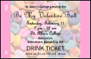 Valentine's Day Drink Ticket