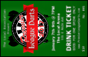 Premier League Darts 2017 Drink Ticket