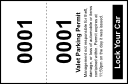 Valet Ticket