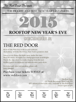 Silver Glitter Logo Flyer