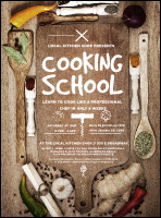 Cooking School Flyer
