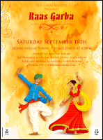 Raas Garba Flyer