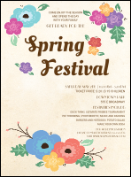 Spring Festival Flyer