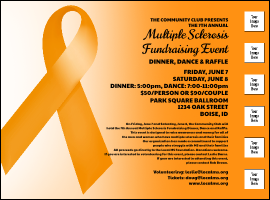 Orange Ribbon Flyer