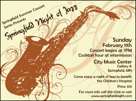 Concert Series Flyer Concert Series Flyer
