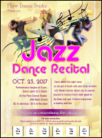 Jazz Dance Image Flyer