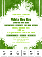 Hip Hop Green Image Flyer