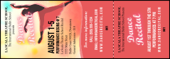 Dance Silhouette Event Ticket