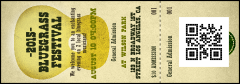 Banjo and Guitar QR Event Ticket