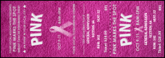 Breast Cancer Pink Ribbon Reserved Event Ticket