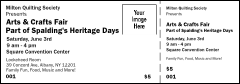 Black and White Logo Event Ticket 0007 Black and White Logo Event Ticket 0007