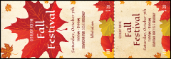 Fall Leaves Event Ticket