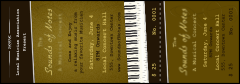 Sounds of Notes Event Ticket Sounds of Notes Event Ticket