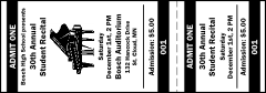 Piano General Admission Ticket 001