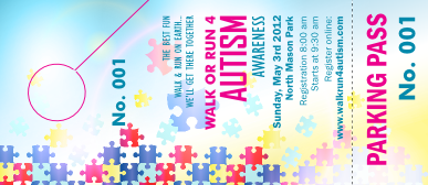 Autism Awareness Hang Tag