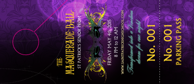 Masquerade Ball Hang Tag
