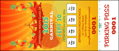Carnival Hang Tag Carnival Hang Tag