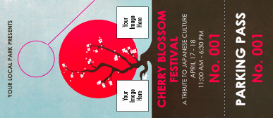 Cherry Blossom Hang Tag