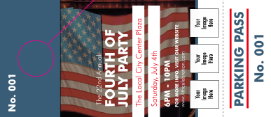 Fourth of July Hang Tag