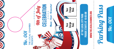 Fourth of July Freedom Hang Tag
