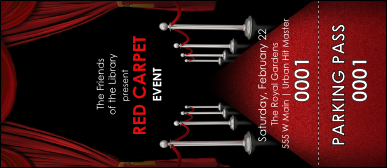 Red Carpet Hang Tag
