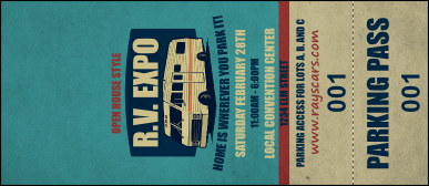 RV Expo Hang Tag