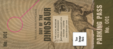 Dinosaur Illustrated Hang Tag