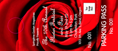 Red Rose Hang Tag