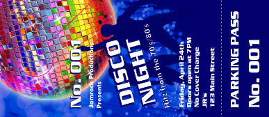 Disco Hang Tag