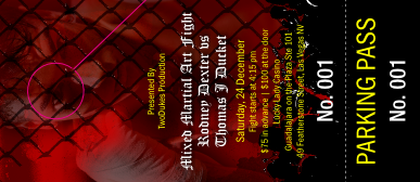 Mixed Martial Art Hang Tag