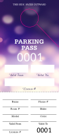 Abstract Lights Parking Permit
