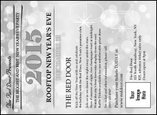 Silver Glitter Invitation