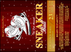 Sneaker Ball  Invitation