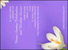 Easter Lily Invitation Easter Lily Invitation