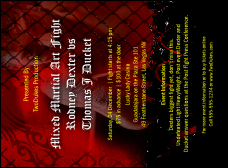 Mixed Martial Art Invitation