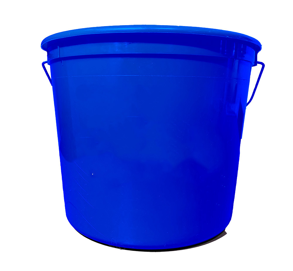 1-Gallon Blue Plastic Bucket