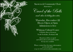 Christmas Bells Postcard